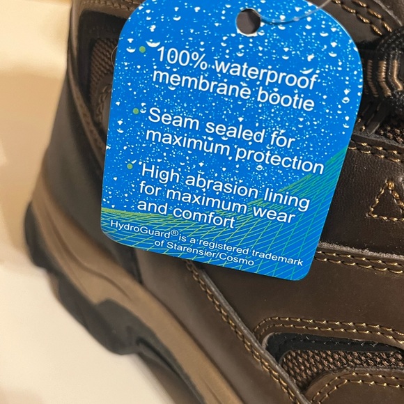 Eddie Bauer Men's Fairmont Hiking Boots Leather Waterproof - Brown Size 11 - Picture 11 of 11